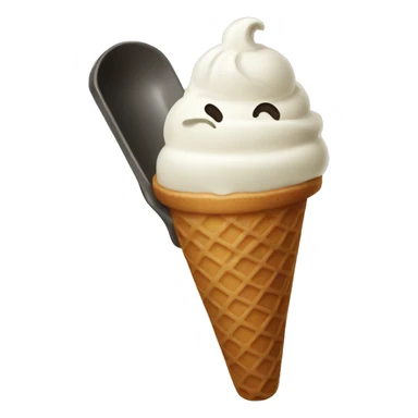 Ice cream scooper sticker