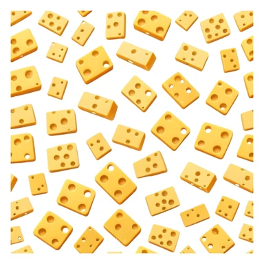 Swiss cheese with many holes sticker
