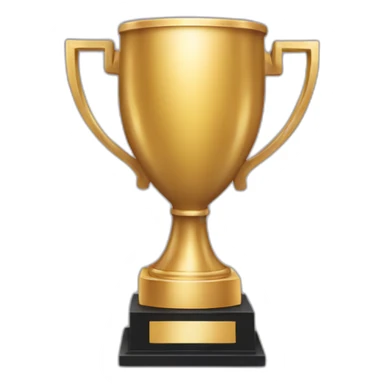 trophy with a “7” sticker