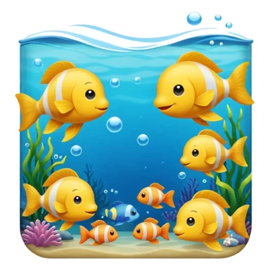 thay bằng con cá khác tương tự nhưng cũng màu cam sticker