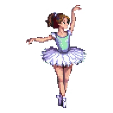 ballet dancing girl sticker