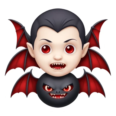 Vampire baby mobile  sticker