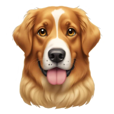 golden retriever and Bernese mountain dog sticker
