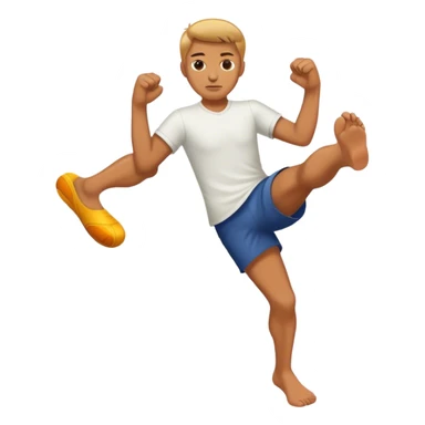 kicking feet  sticker