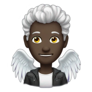 half angel half demon sticker