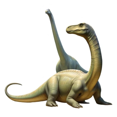 Beautiful and Majestic Brachiosaurus Portrait Emoji, Head and body resting in serene repose with a gentle, confident expression, showcasing its monumental, elongated neck and a small, refined head with tranquil eyes, Simplified yet exquisitely endearing features, highly detailed, glowing with a soft, drowsy golden light, high shine, relaxed and utterly majestic, stylized with an air of timeless prehistoric splendor, soft glowing outline, capturing the essence of a beautiful and majestic Brachiosaurus that feels destined to become the next viral icon of awe-inspiring ancient beauty! sticker