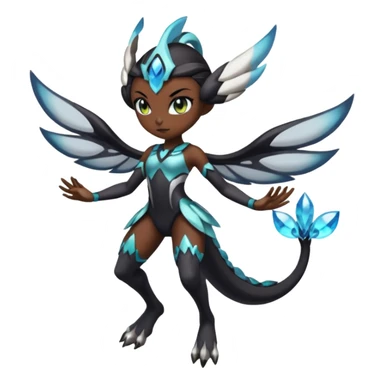 Meloetta-Zekrom-Pokémon-Fakémon-fusion-hybrid-creature sticker