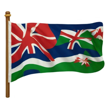Hawaii flag sticker