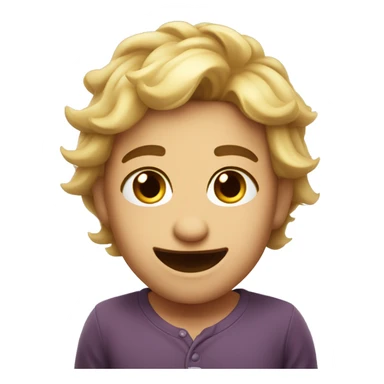 Mischievous Blushing Look sticker