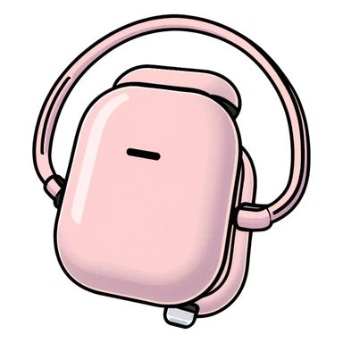 pink AirPods Max headphones sticker