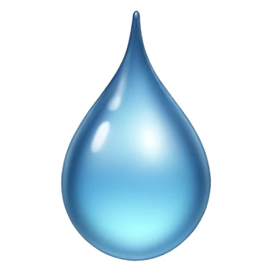 single water droplet sticker