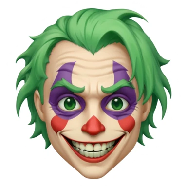 Make a meme that's goofy ass fuck like joker with one teeth low quality  sticker