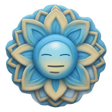 throat chakra detailed sticker