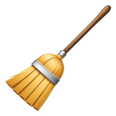 broom logo, brand, restaurant logo, retro sticker