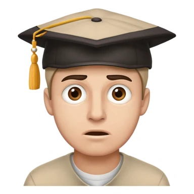 man with a georgia university hat on chocking himself  sticker