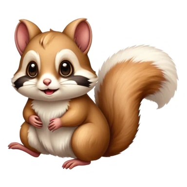 Flying squirrels  sticker