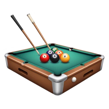 Pool game just the ques and the balls sticker
