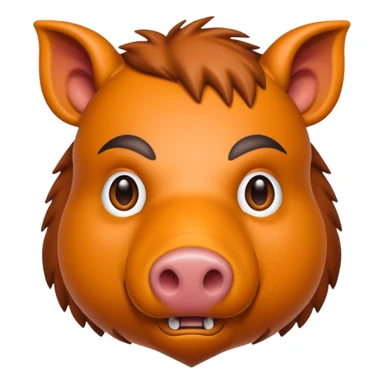  boar as AI developer sticker