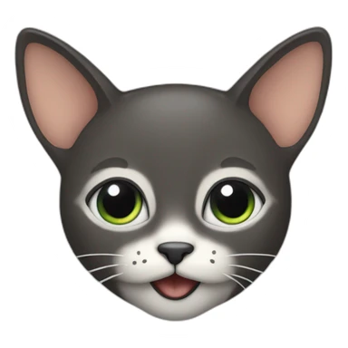 human saying meow sticker