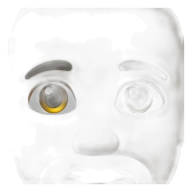 bald guy beard hazel eyes sticker