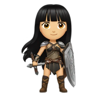 xena warrior princess sticker