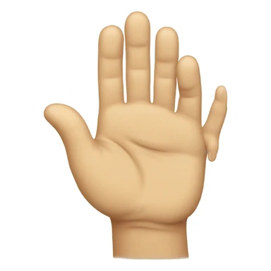 Waving hand motion  sticker