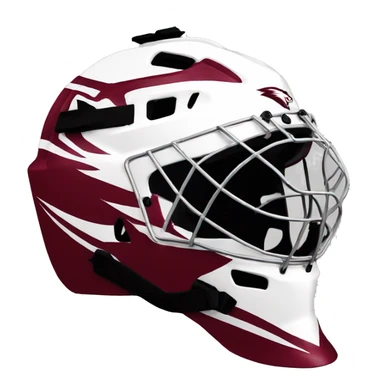 Arizona coyotes hockey goalie helmet sticker