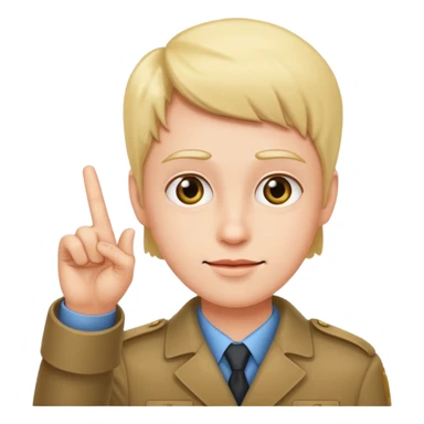 3 finger salute sticker