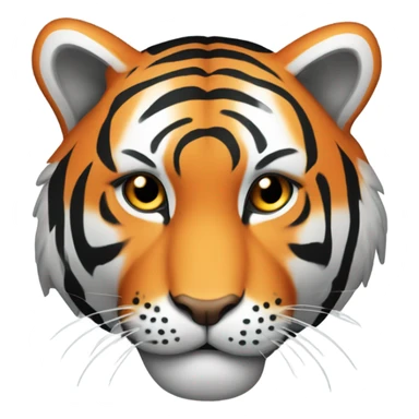 tiger wearing a hoodie sticker