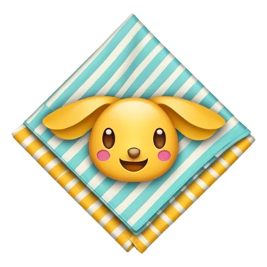 flapped patterned napkin sticker