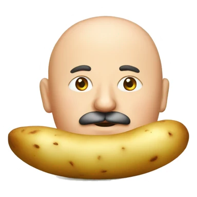 Lukashenko and potato sticker