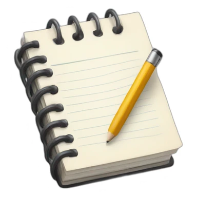 checkbox holding a note book sticker