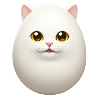 egg cat sticker