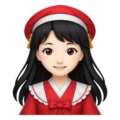 reimu hakurei from touhou project 07 sticker