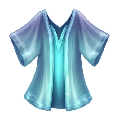 empty crystal magical robes sticker