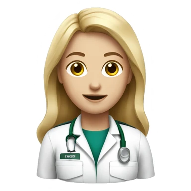 With Girl with brown dyed blond hair paramedic sticker