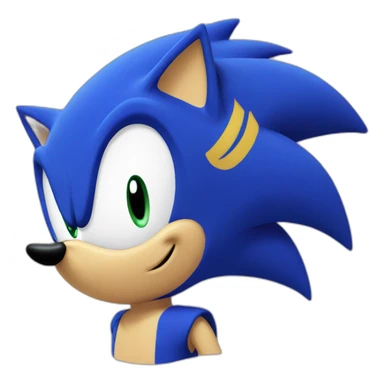 sonic the headhock sticker