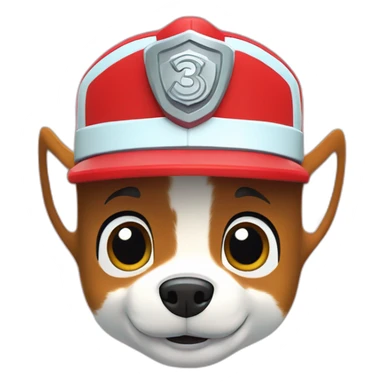 paw patrol marshall sticker