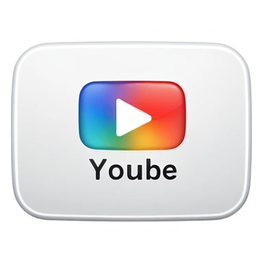 YouTube Shorts logo, black vertical rectangle with rounded corners and white play button in the center sticker