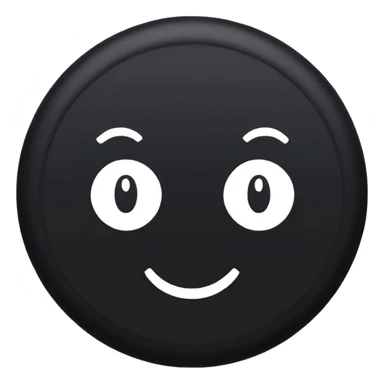 Black Circle with MB written on it sticker