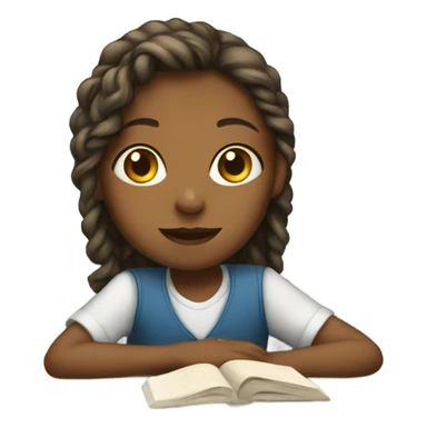 girl in school sticker