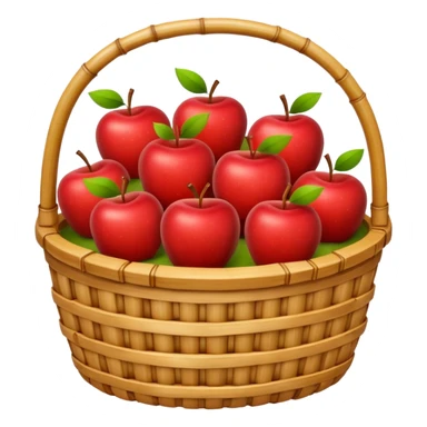  bamboo-basket apples sticker
