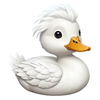 Jenny Quackles Duck White sticker