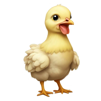 baby chicken sticker