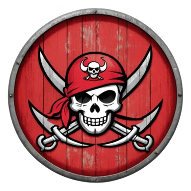 Tampa bay buccaneers vintage logo sticker