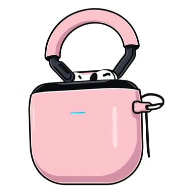 pink airpods max headphones sticker
