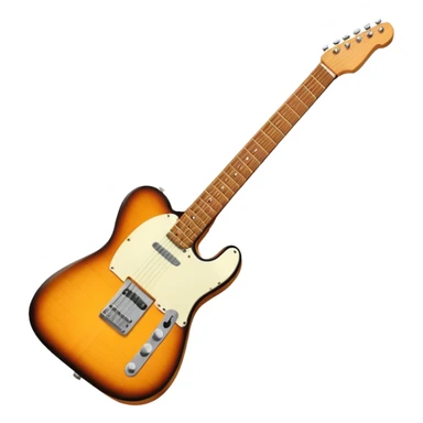 Guitare télécaster sticker