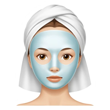 thin sheet face mask skincare sticker