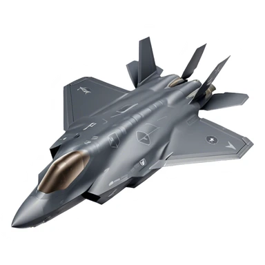 F-35 Lightning II - Lockheed Martin (Model Year: 2022) (Iconic colour: Stealth gray) sticker