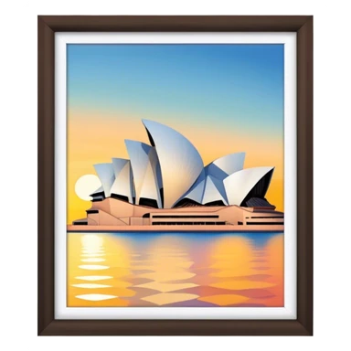 sydney opera house sticker